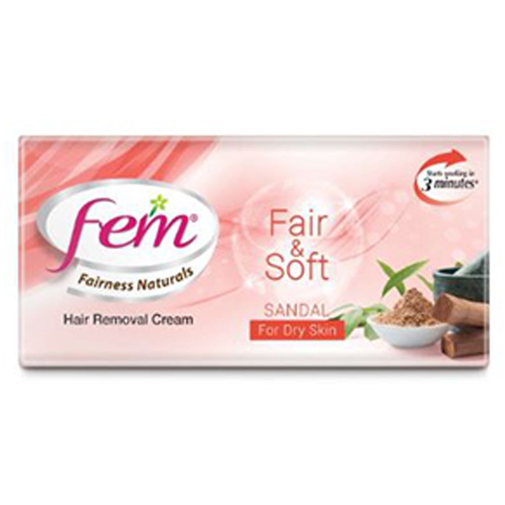 Fem Hair Removal Cream - Sandal, 40g