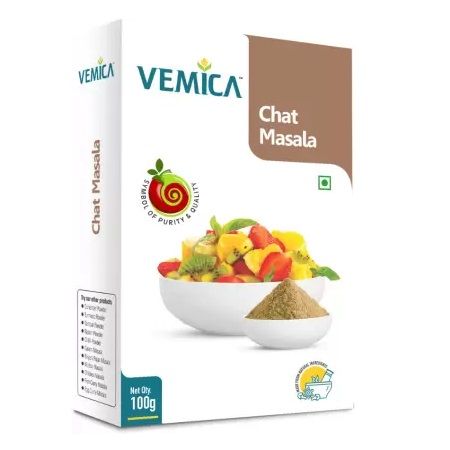 Vemica Chat Masala Powder Carton, 100g
