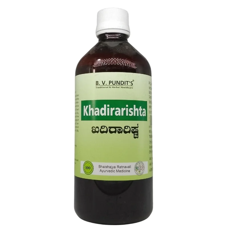 B.V. Pundit's Khadirarishta, 500ml