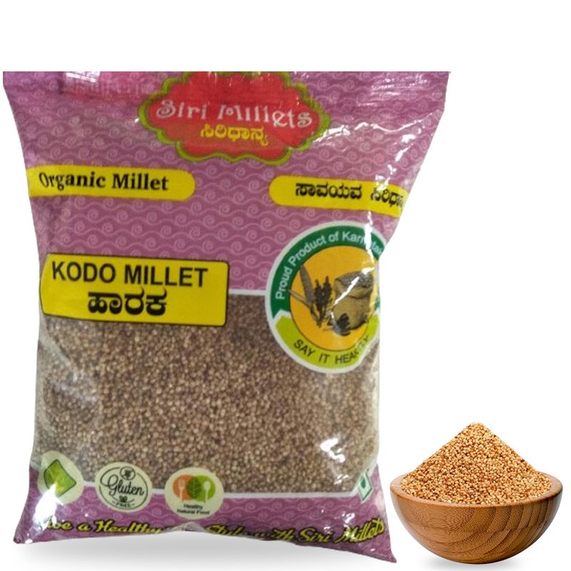 Siri Dhanya Organic Millet Pouch - Kodo, 500g