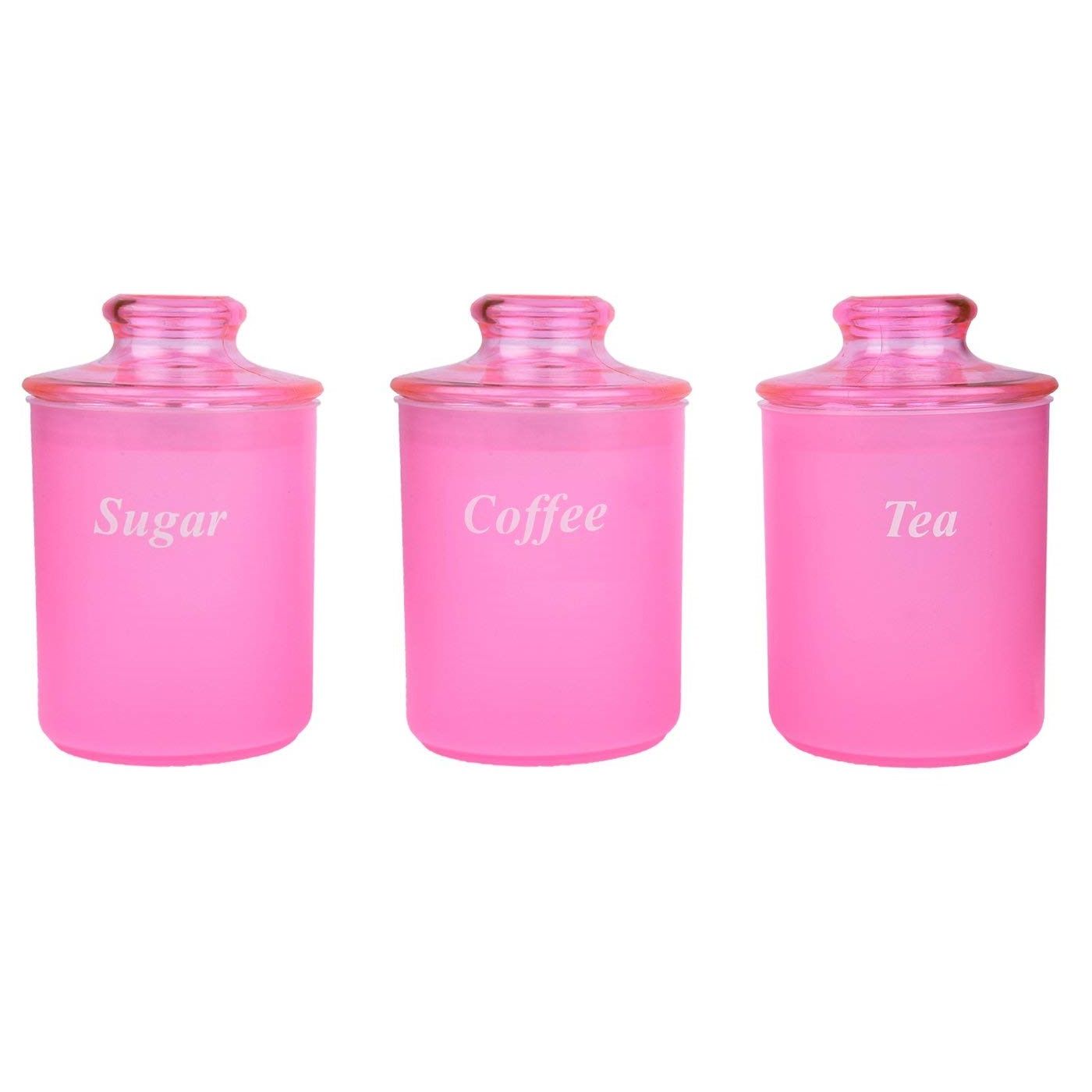 Laplast Airtight Plastic Container Assorted - Tea, Coffee & Sugar, 1L (3pc)
