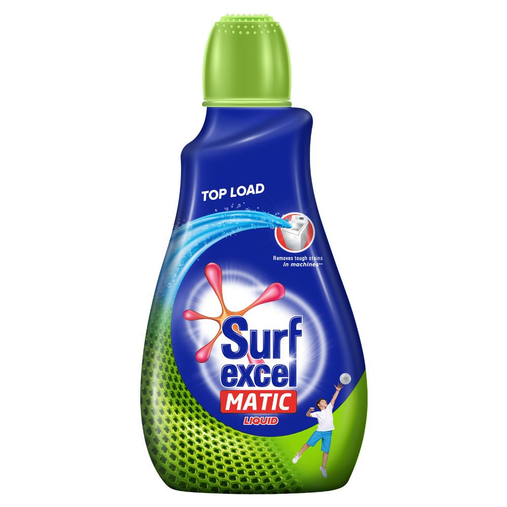 Surf Excel Matic Liquid Detergent Bottle - Top Load, 500ml