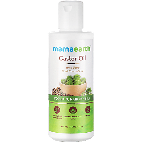Mamaearth 100% Pure Cold Pressed - Castor Oil, 150ml