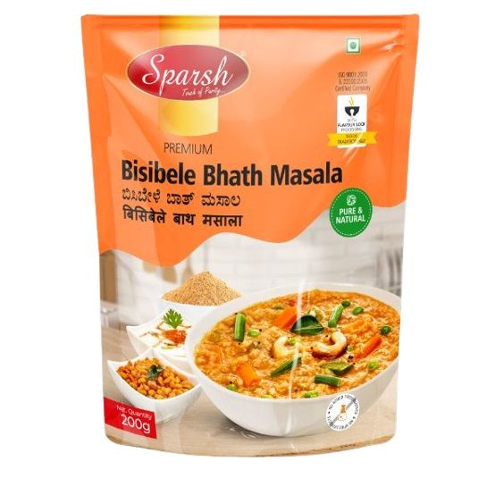 Sparsh Bisibele Bhath Powder Standy Pouch, 100g