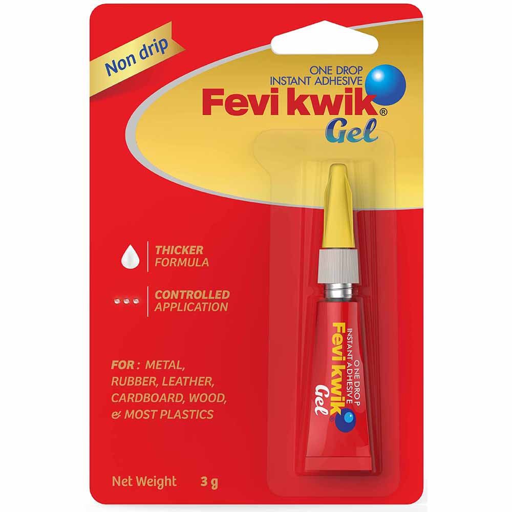 Pidilite Fevikwik Instant Adhesive Gel, 3g