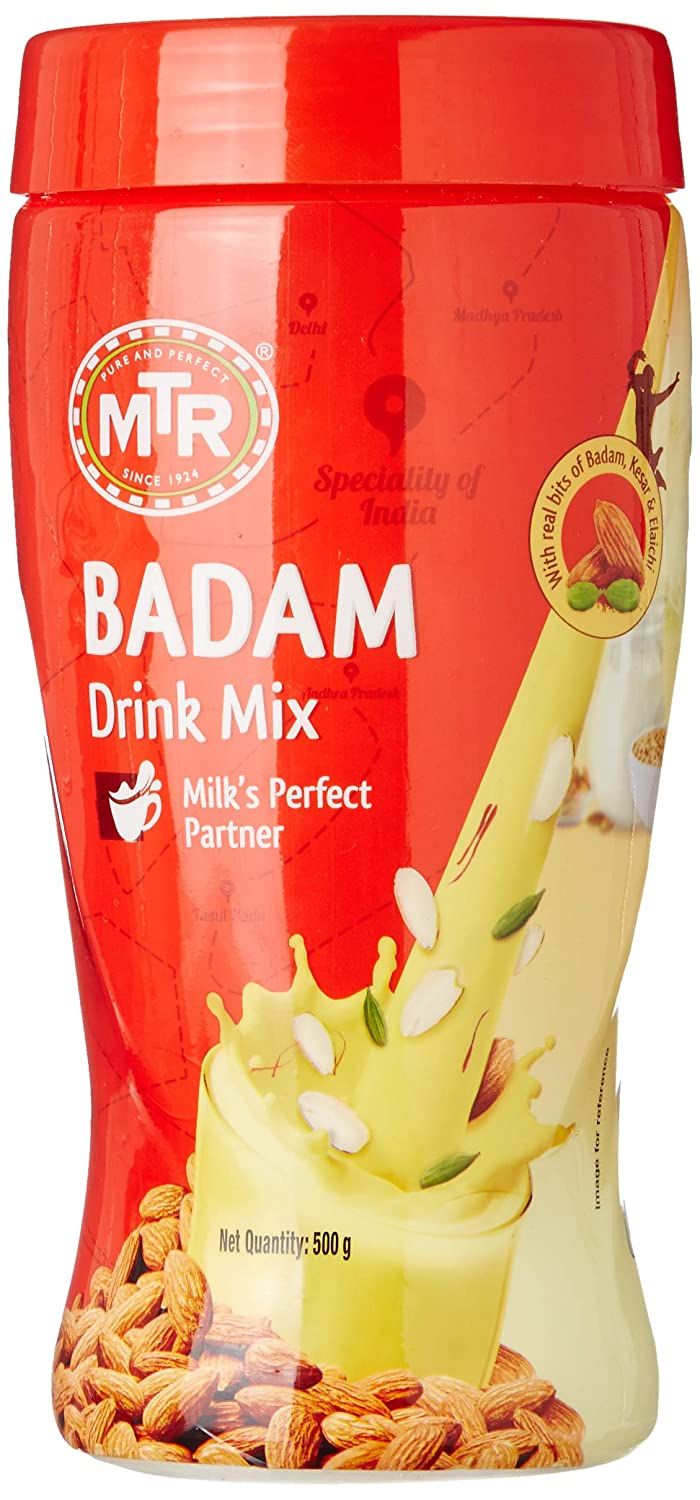 MTR Badam Drink Powder Mix PET Bottle, 500g