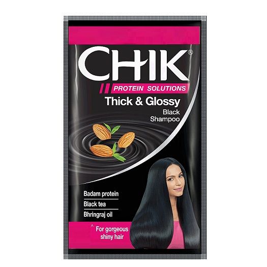 Chik (Rs.2) Shampoo - Thick & Glossy, 7ml