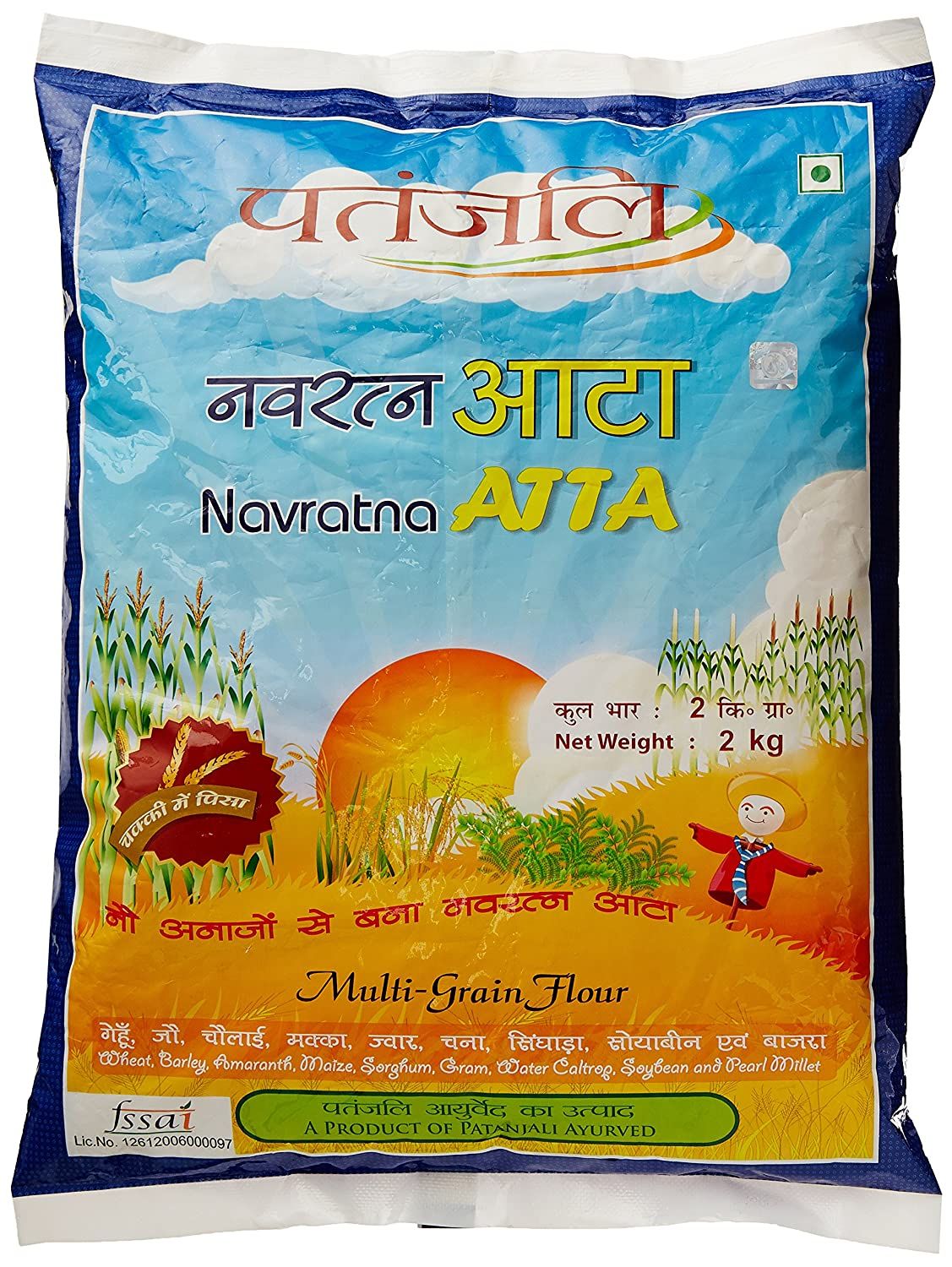 Patanjali Navratna Atta, 2kg