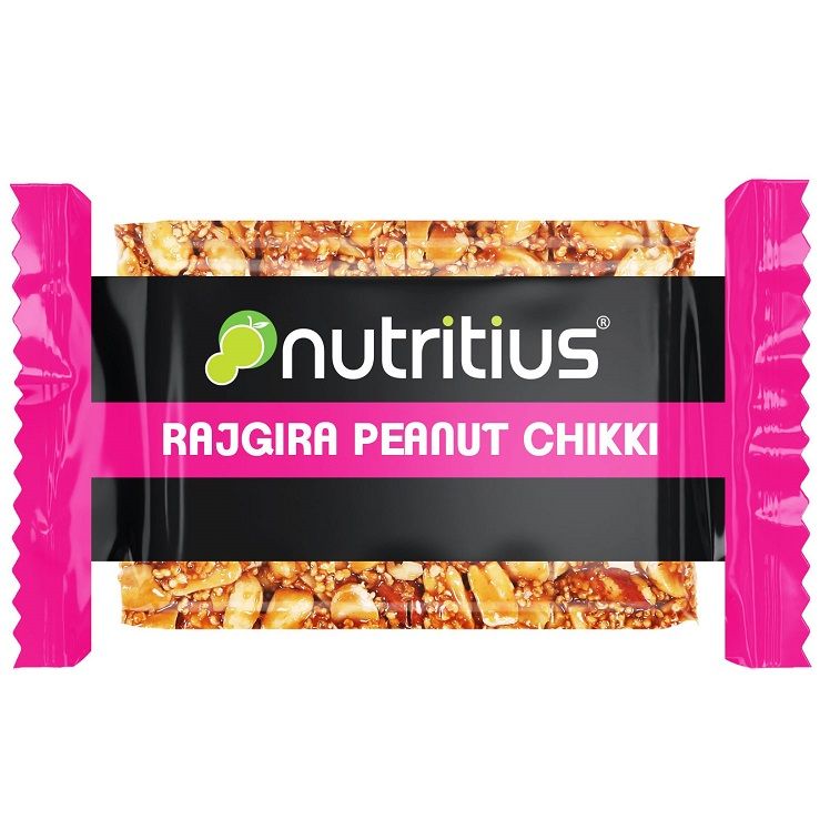 Nutritius Chikki - Rajgira Peanut, 100g