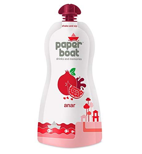 Paper Boat Fruit Juice Spout Pack - Anar, 200ml