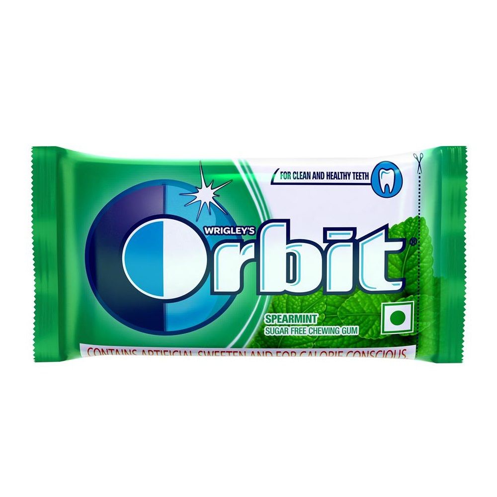 Orbit (Rs.5) Chewing Gum - Spearmint, 3.3g
