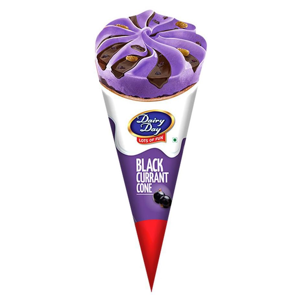 Dairy Day King Cone Ice Cream - Black Currant, 110ml