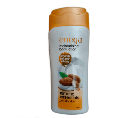 Enega Moisturising Body Lotion for Dry Skin - Almond Essentials, 40ml.