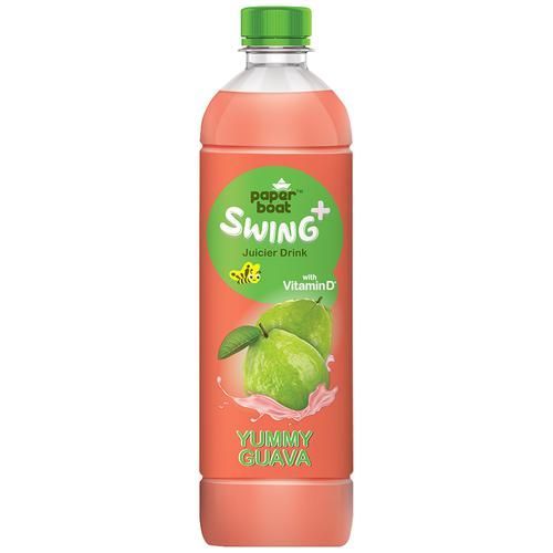 Paper Boat Swing Fruit Juice PET Bottle - Yummy Guava, 600ml