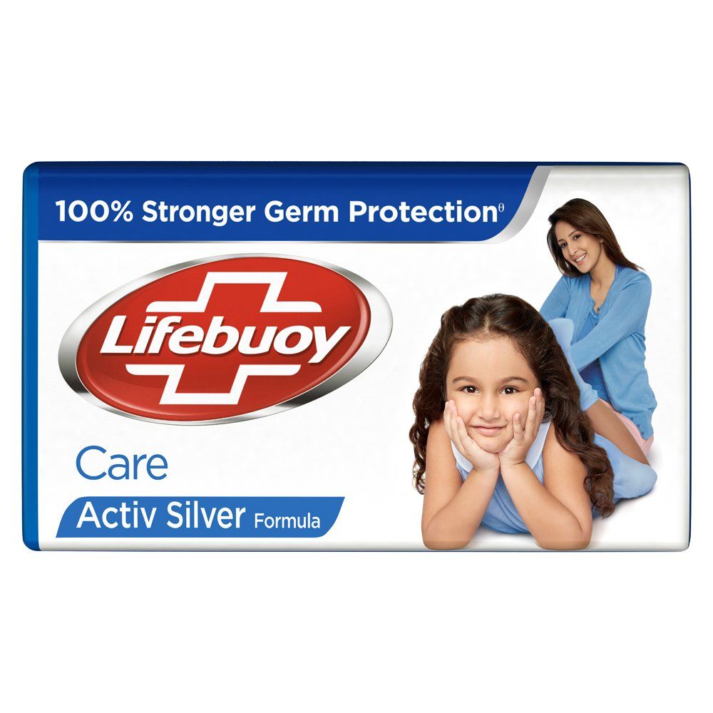 Lifebuoy Care Soap - Active Silver, 100g