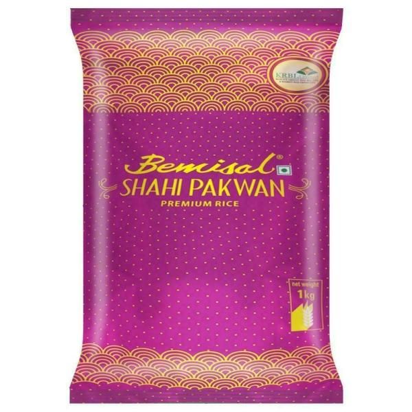 Bemisal Shahi Pakwan Premium Rice Bag Pouch, 1kg