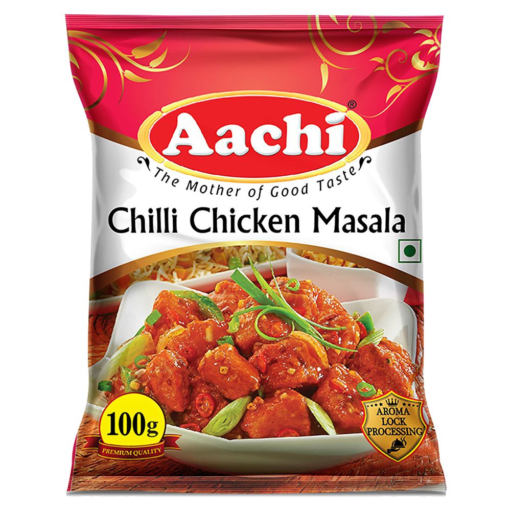 Aachi Chilli Chicken Masala Powder Pouch, 100g