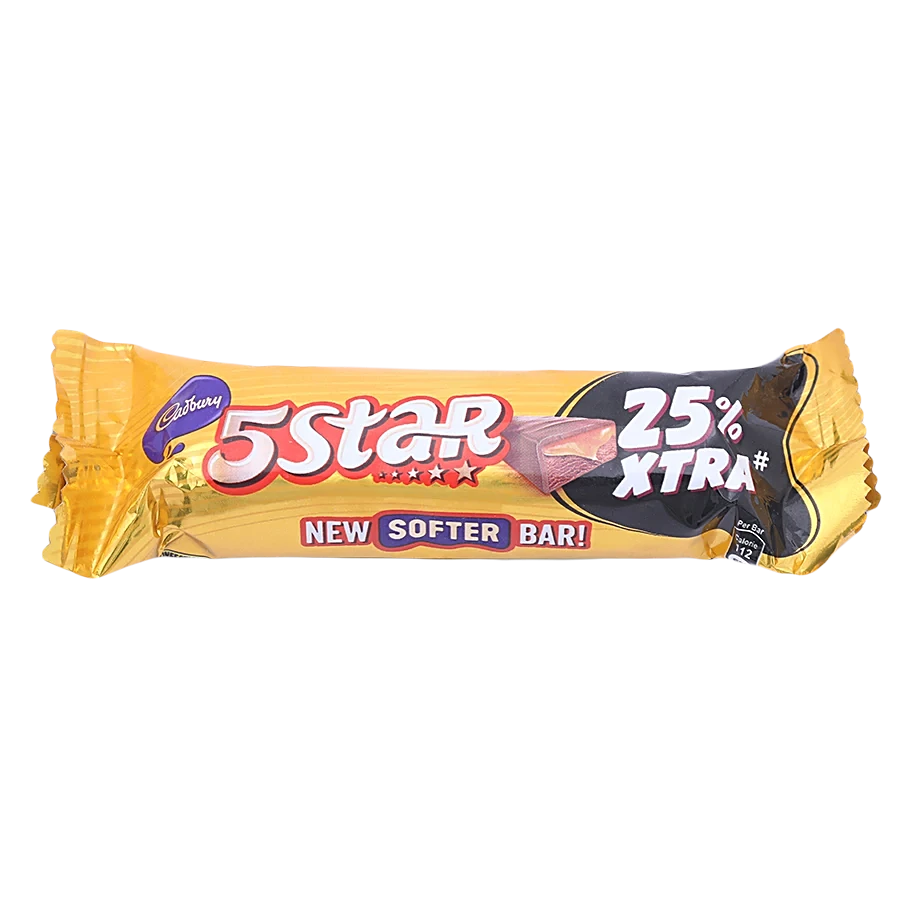 5 Star New Softer Chocolate Bar, 20.2g