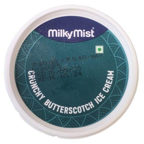 Milky Mist Ice Cream Cup - Crunchy Butterscotch, 100ml