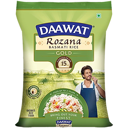 Daawat Rozana Gold Plus Basmati Rice, 5kg