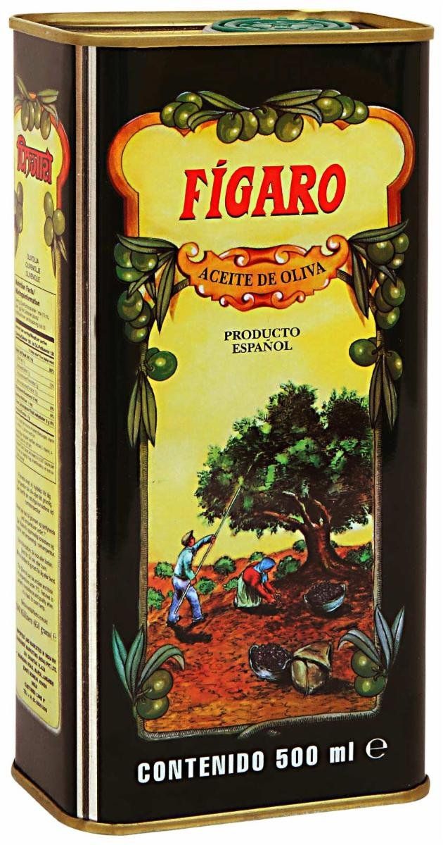 Figaro Pure Olive Oil Tin, 500ml