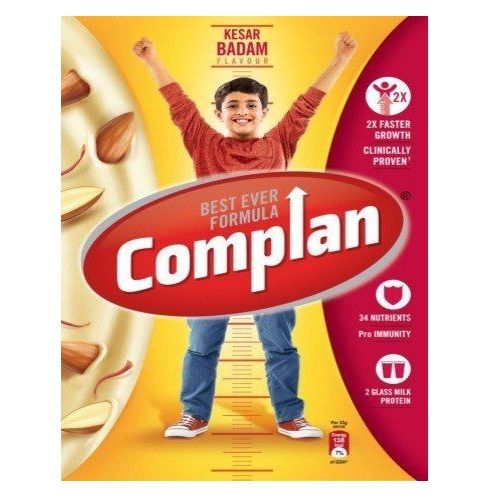 Complan Health Drink Refill Pack - Kesar Badam, 500g