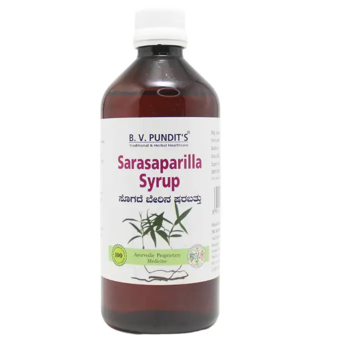 B. V. Pundit's Sarasaparilla Syrup, 200ml
