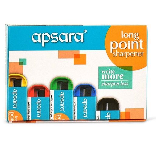 Apsara (Rs.5) Long Point Sharpener (Set of 20)