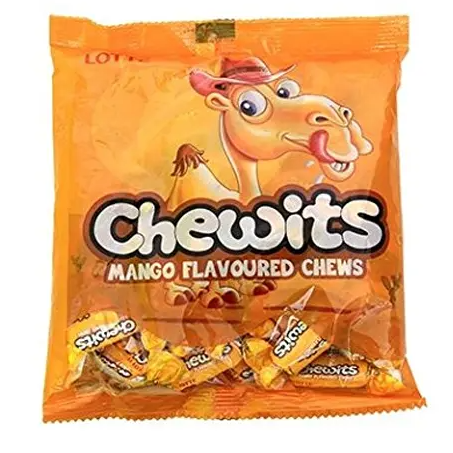 Lotte Chewits Flavoured Chews Candy Pouch - Mango, 23g