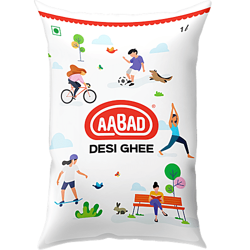 Aabad Desi Ghee Pouch 1L