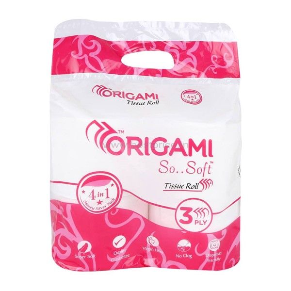 Origami 3 Ply So Soft Toilet Roll - 340 Pulls
