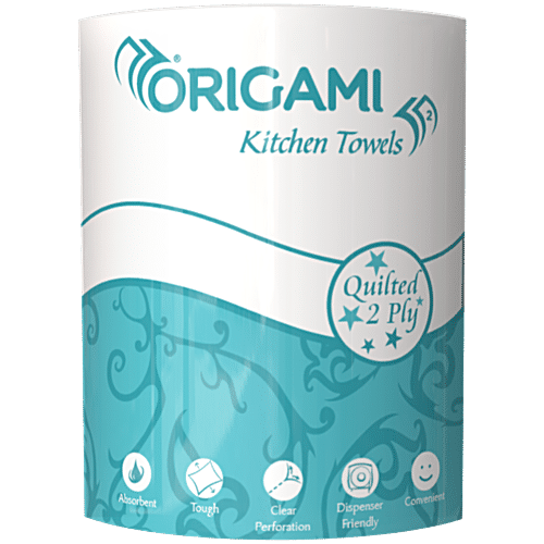 Origami Kitchen Towel - 2 Ply, 1pc