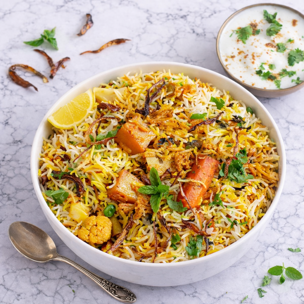 Veg Biryani, 1 Plate