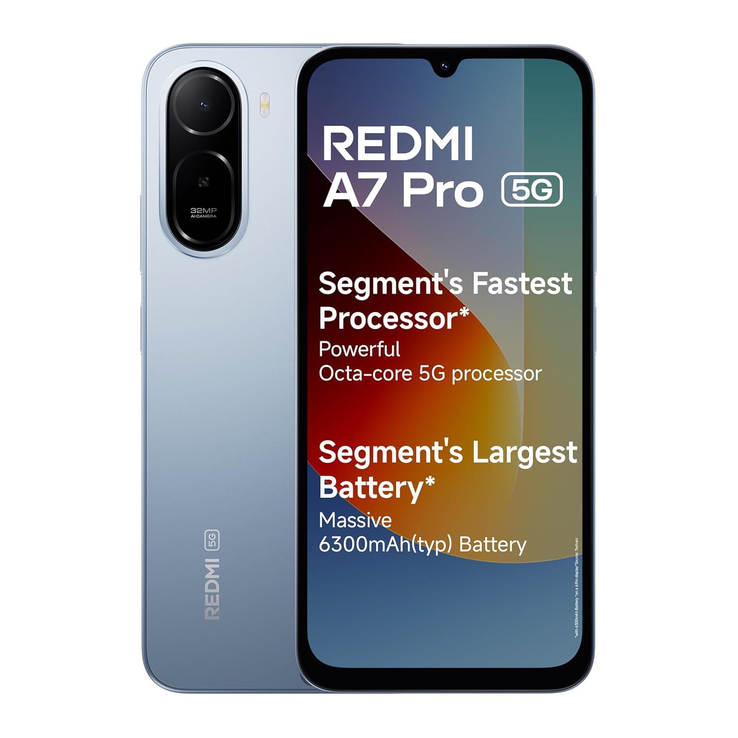 Redmi | A7 Pro | 5G Smartphone (4GB RAM, 64GB ROM, Mist Blue)