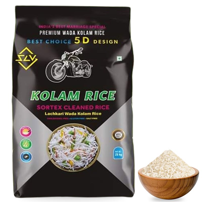 SLV Kolam Raw Rice Bag - Bullet, 26kg