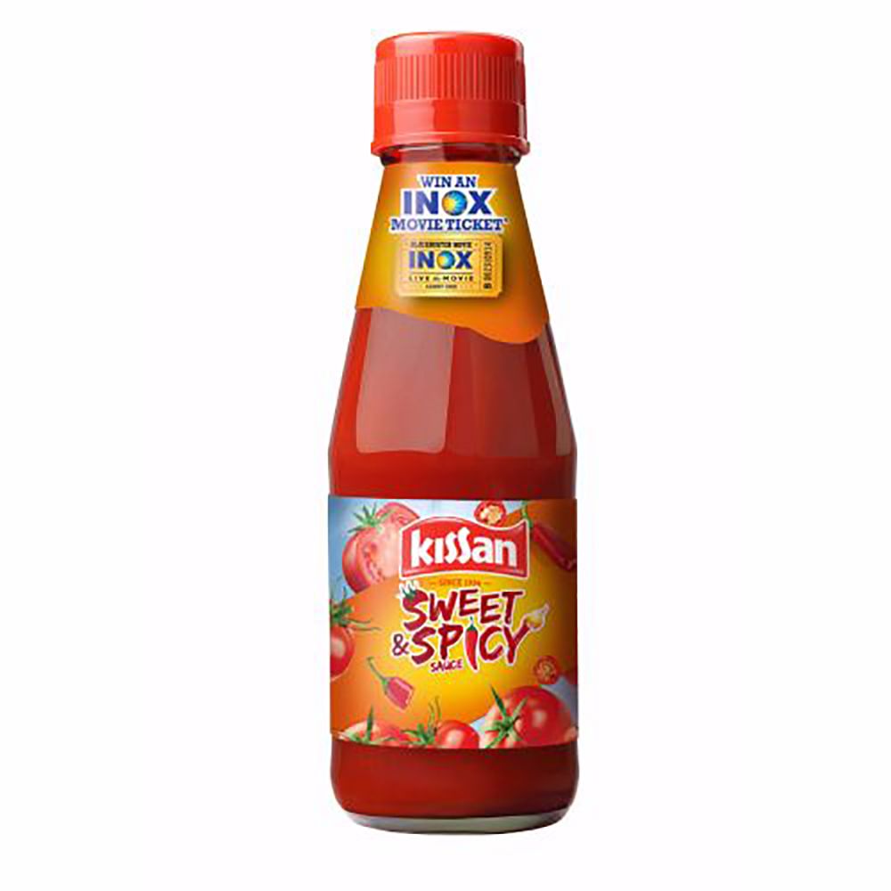 Kissan Twist Ketchup - Sweet & Spicy, 200g
