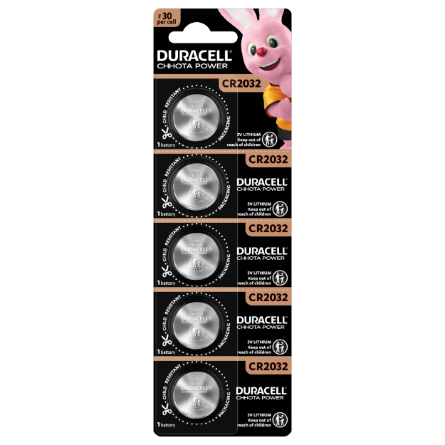Duracell 3V Lithium Chhota Power Coin Battery - CR2032