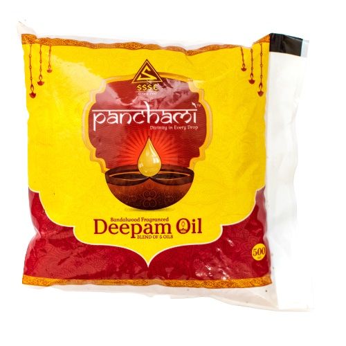 Panchami 5 Blend Deepam Oil Pouch, 500ml