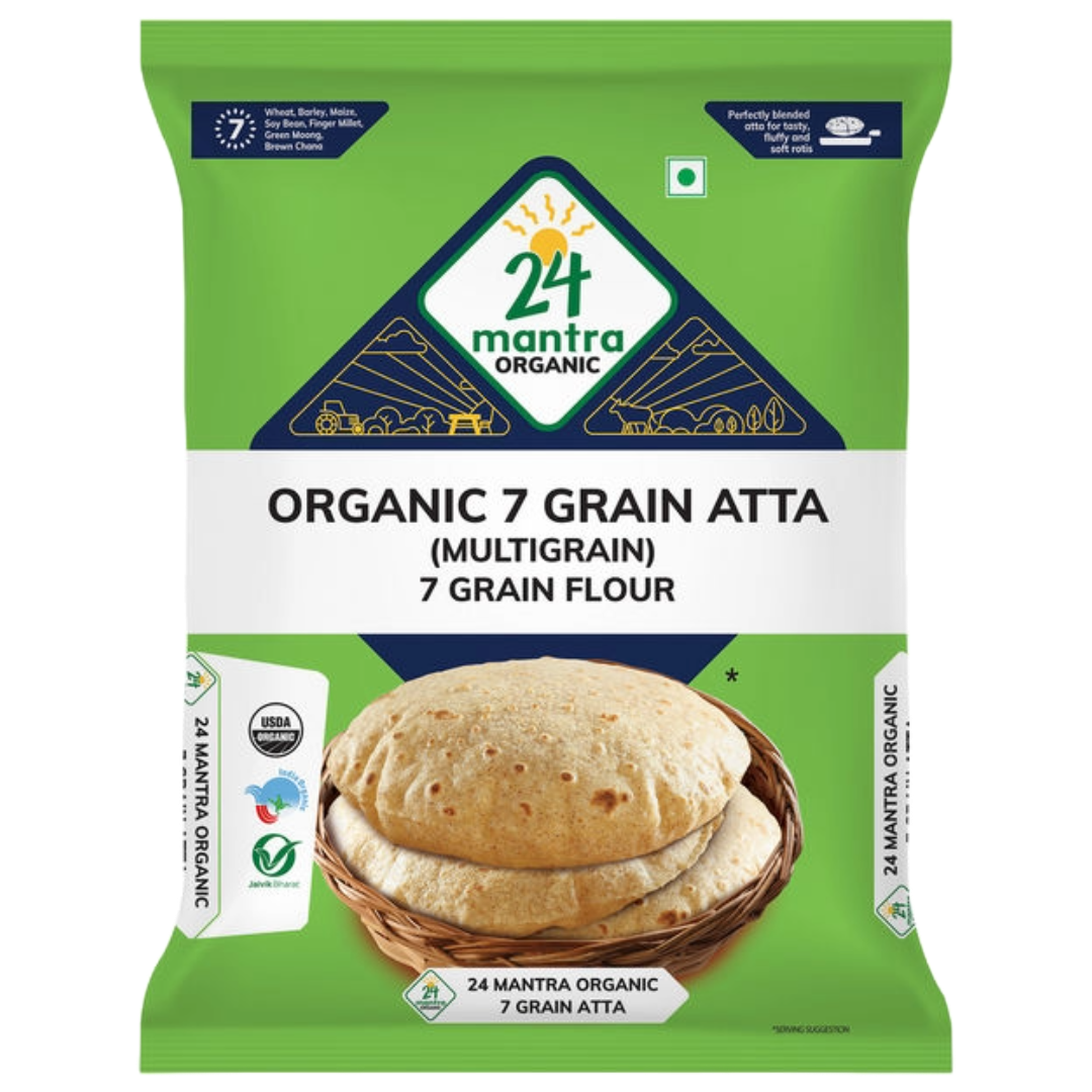 24 Mantra Organic 7 Grain Atta Bag, 5kg