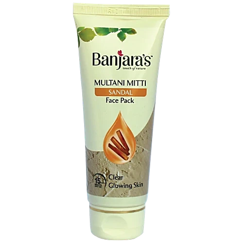 Banjara's Multani Mitti Face Pack - Sandal, 50g