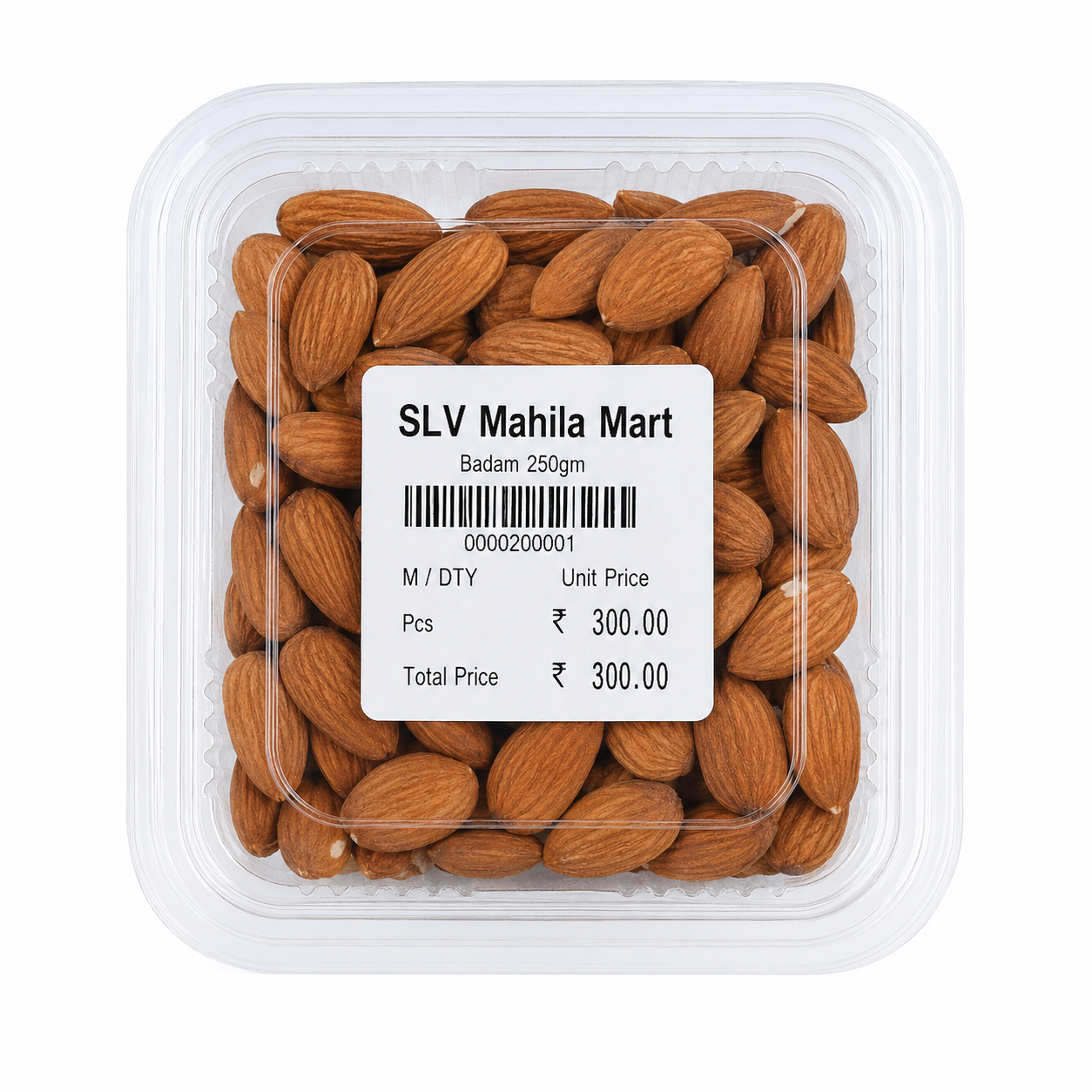 SLV Mahila Mart Badam - Regular, 250g