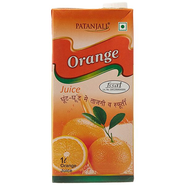Patanjali Fruit Juice - Orange, 1L
