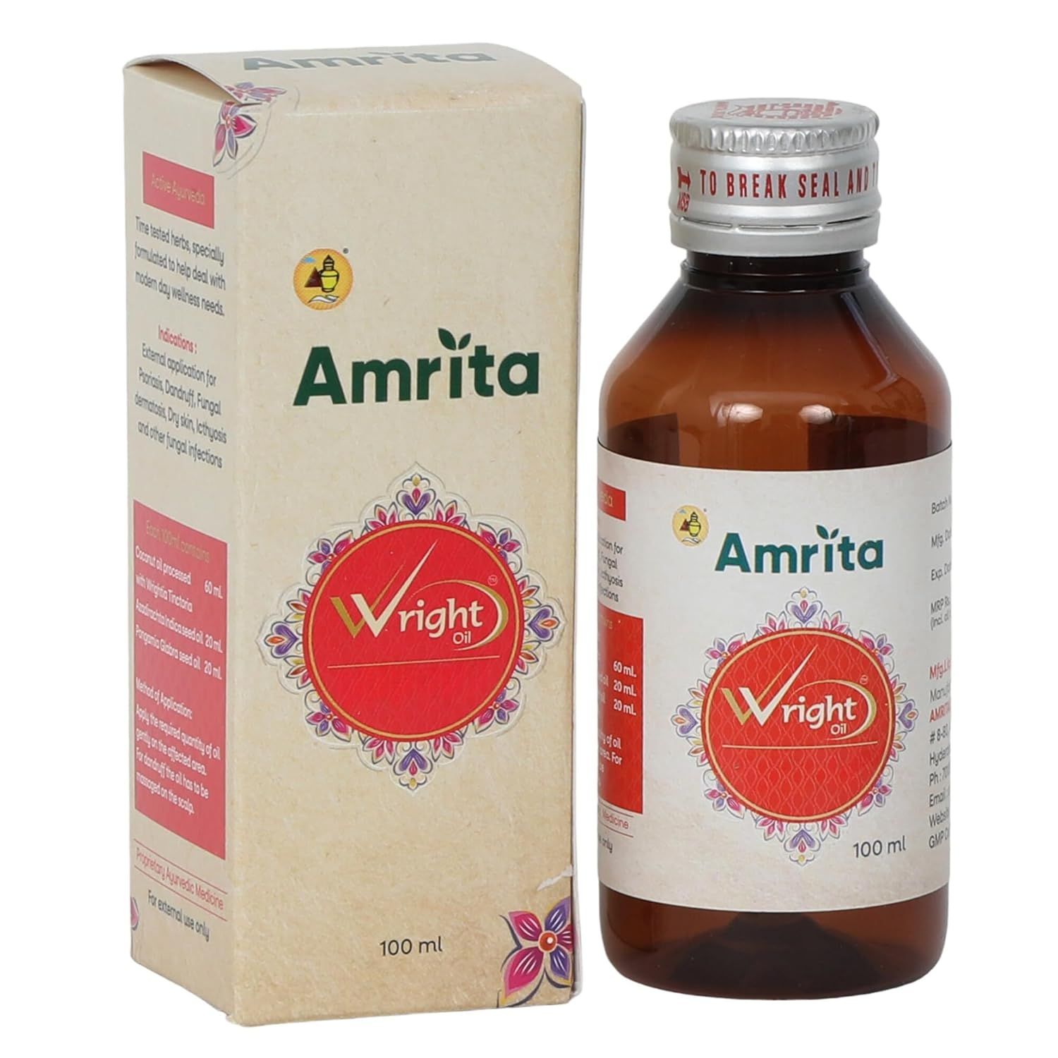 Amrita Wright Oil, 100ml