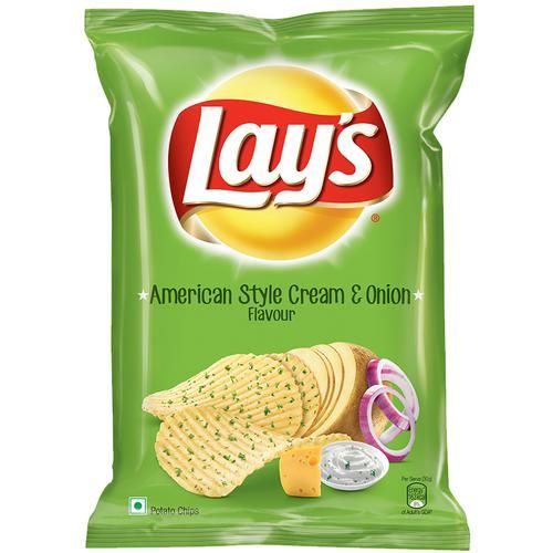 Lays Potato Chips - American Style Cream & Onion, 67g