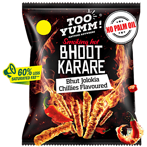 Too Yumm! Bhoot Karare Chips - Smoking Hot, 67g
