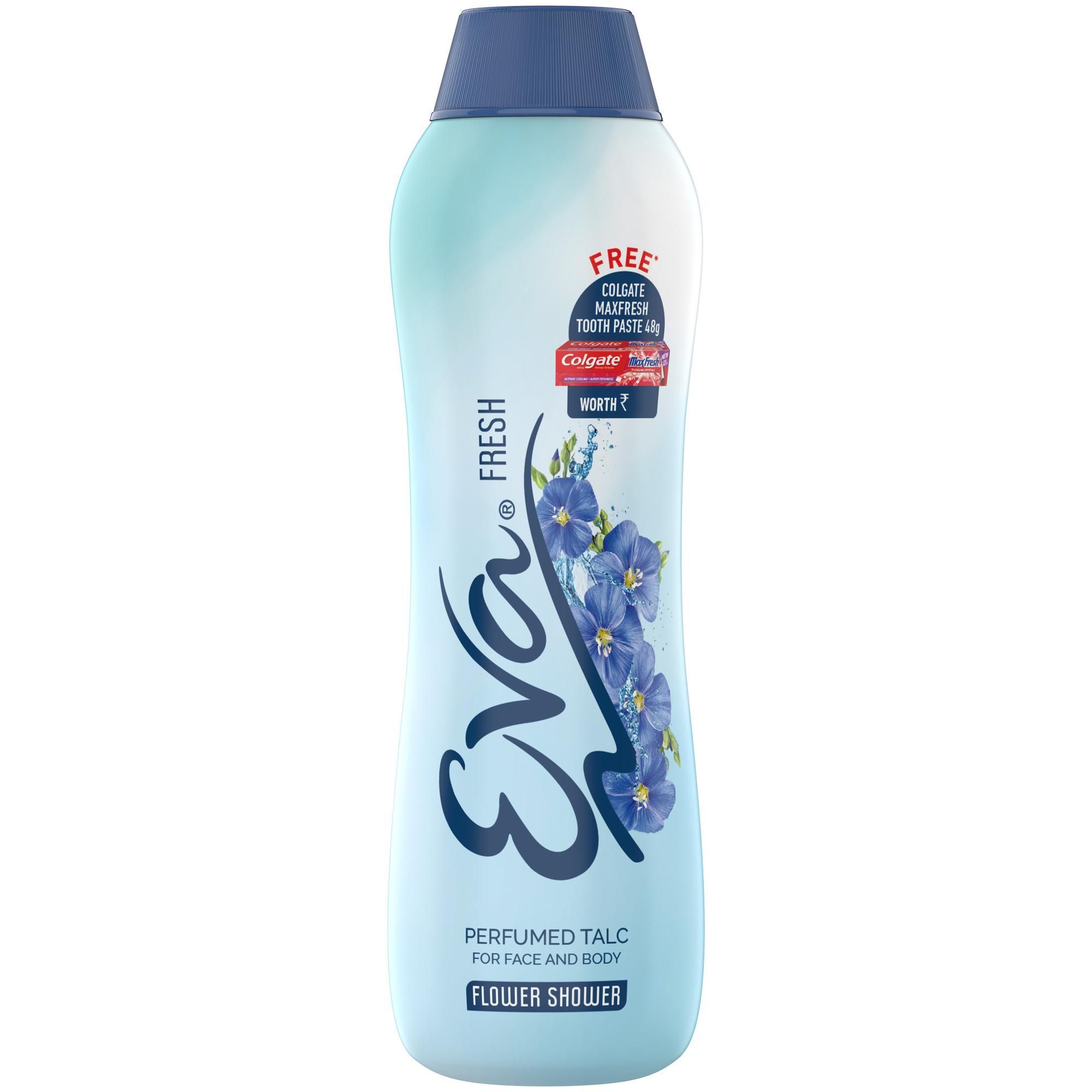 Eva Fresh Perfumed Talcum Powder - Flower Shower, 100g