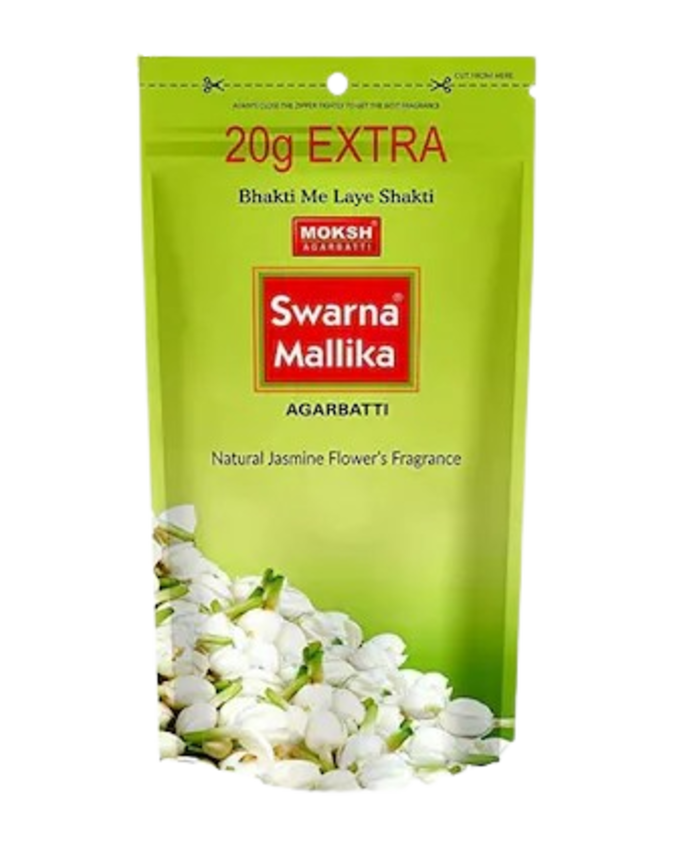 Moksh Agarbatti - Swarna Mallika, 100g + 20g