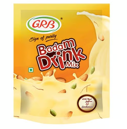 GRB Badam Drink Mix Pouch, 200g