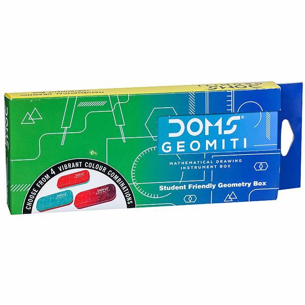 Doms Geomiti Mathematical Drawing Geometry Instrument Box, 1pc (7493)