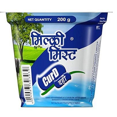 Milky Mist Diet Curd Tub, 200g